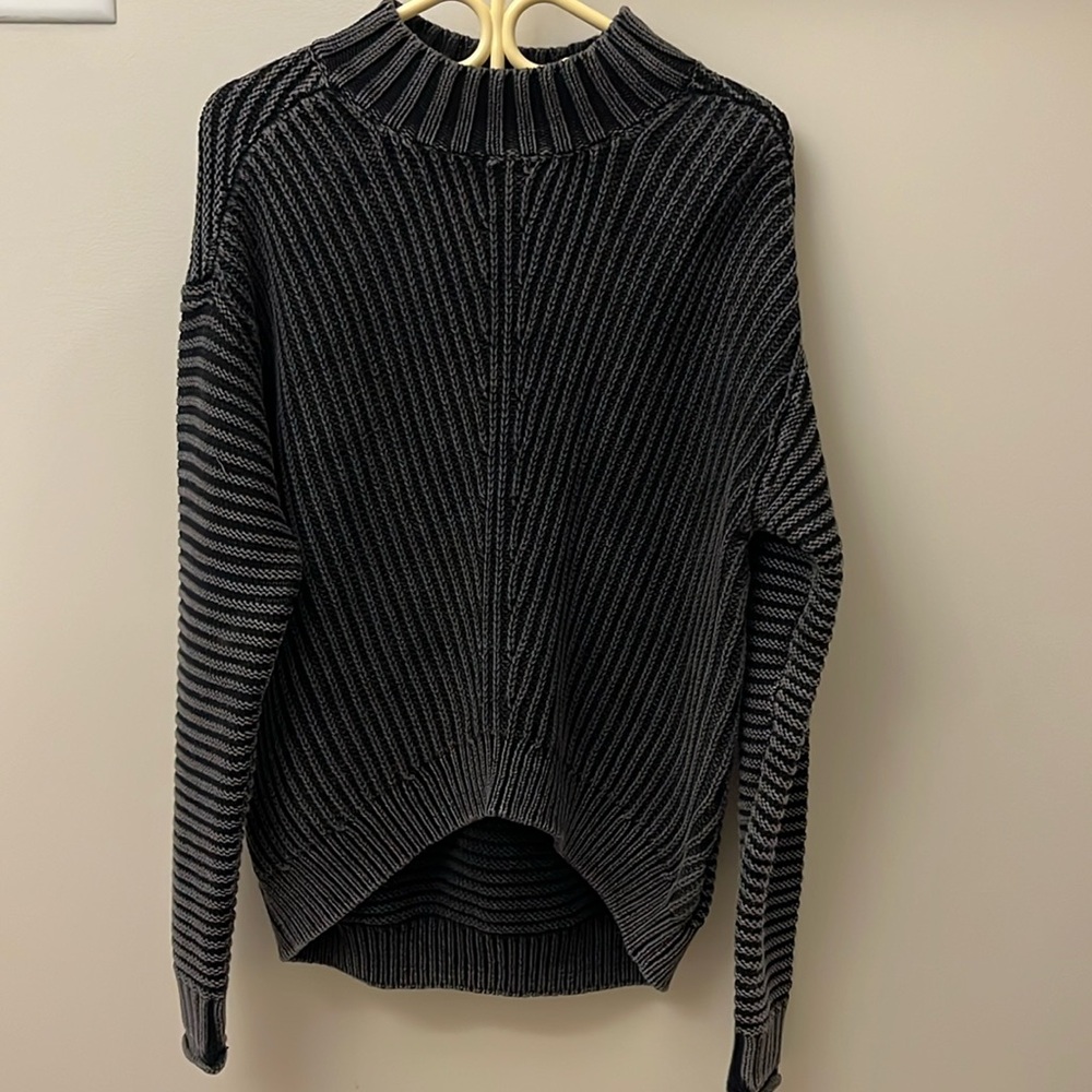 Luckybrand, heavy sweater, charcoal color, large. Never worn.